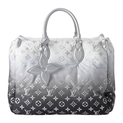 Louis Vuitton Tote Bag On The Go MM Frost Silver