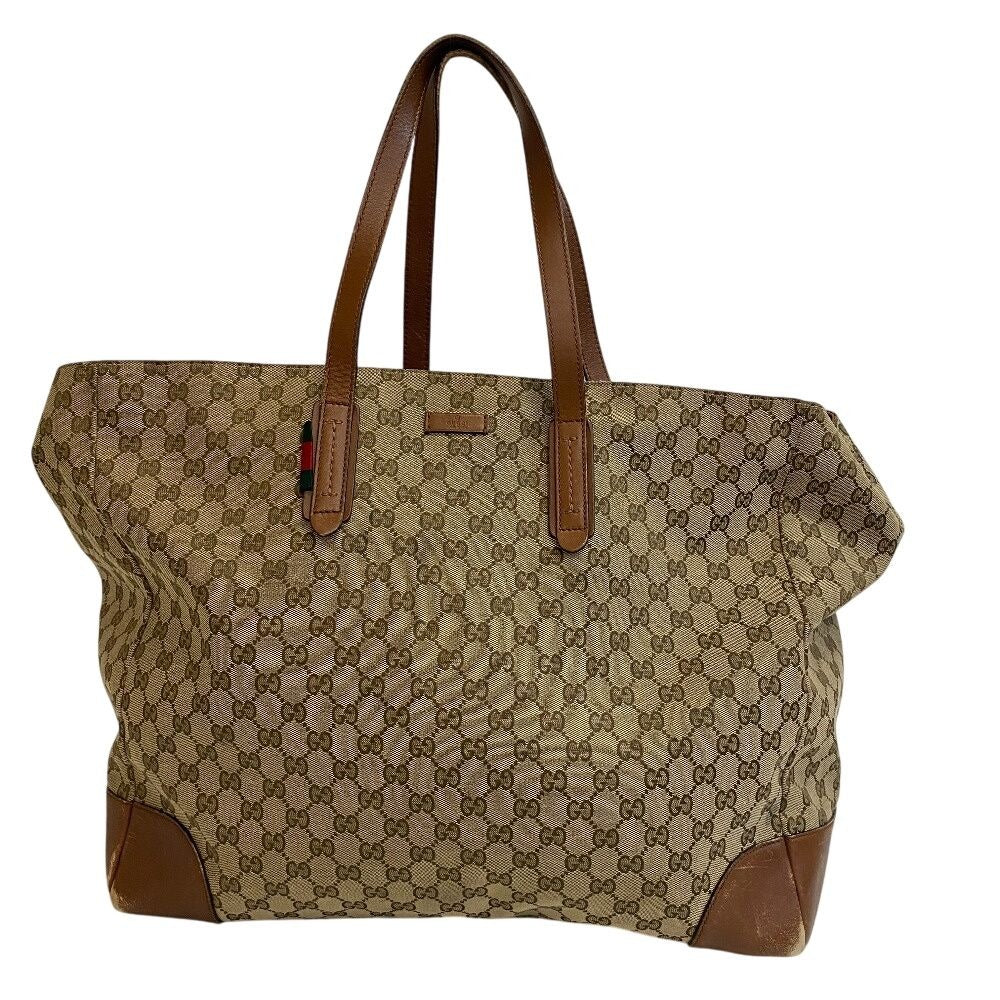 Gucci Tote Canvas Brown