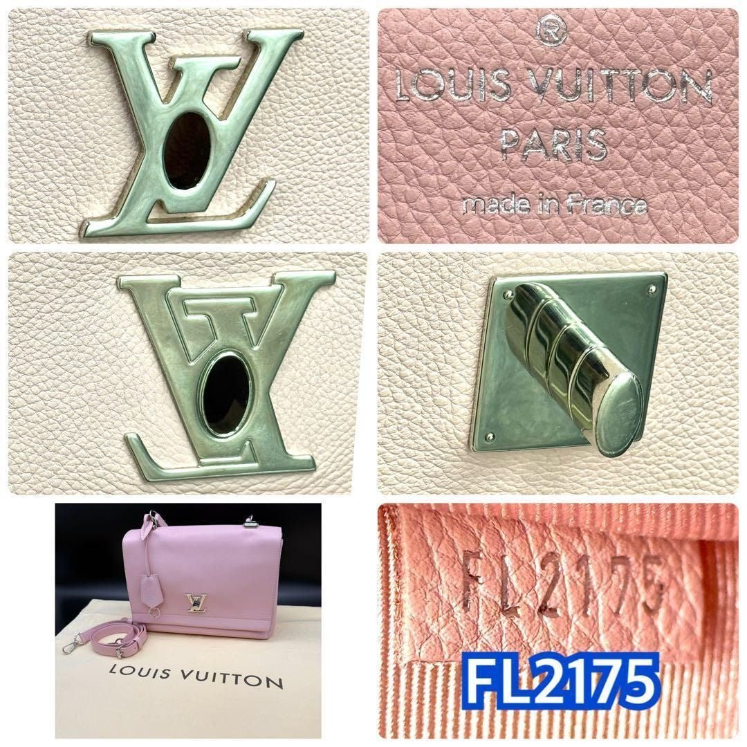 Louis Vuitton Soft Calfskin Lockme Top Handle Rose Ballerine Pink Bag