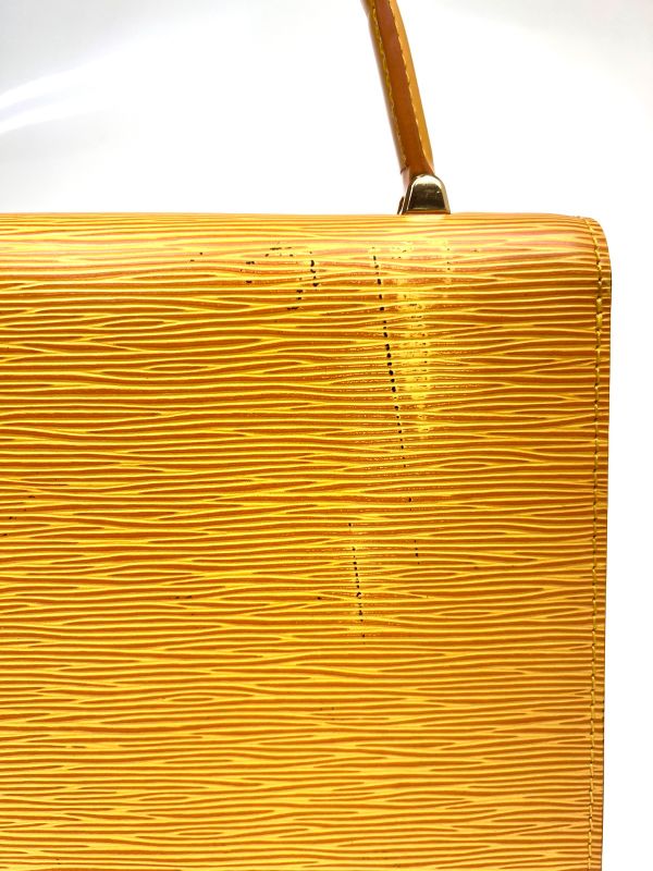 Louis Vuitton Handbag Malesherbes Epi Yellow M52379 83ka667