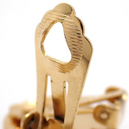 Christian Dior Earring GP Round Dior Logo Germany Gold Christian Dior