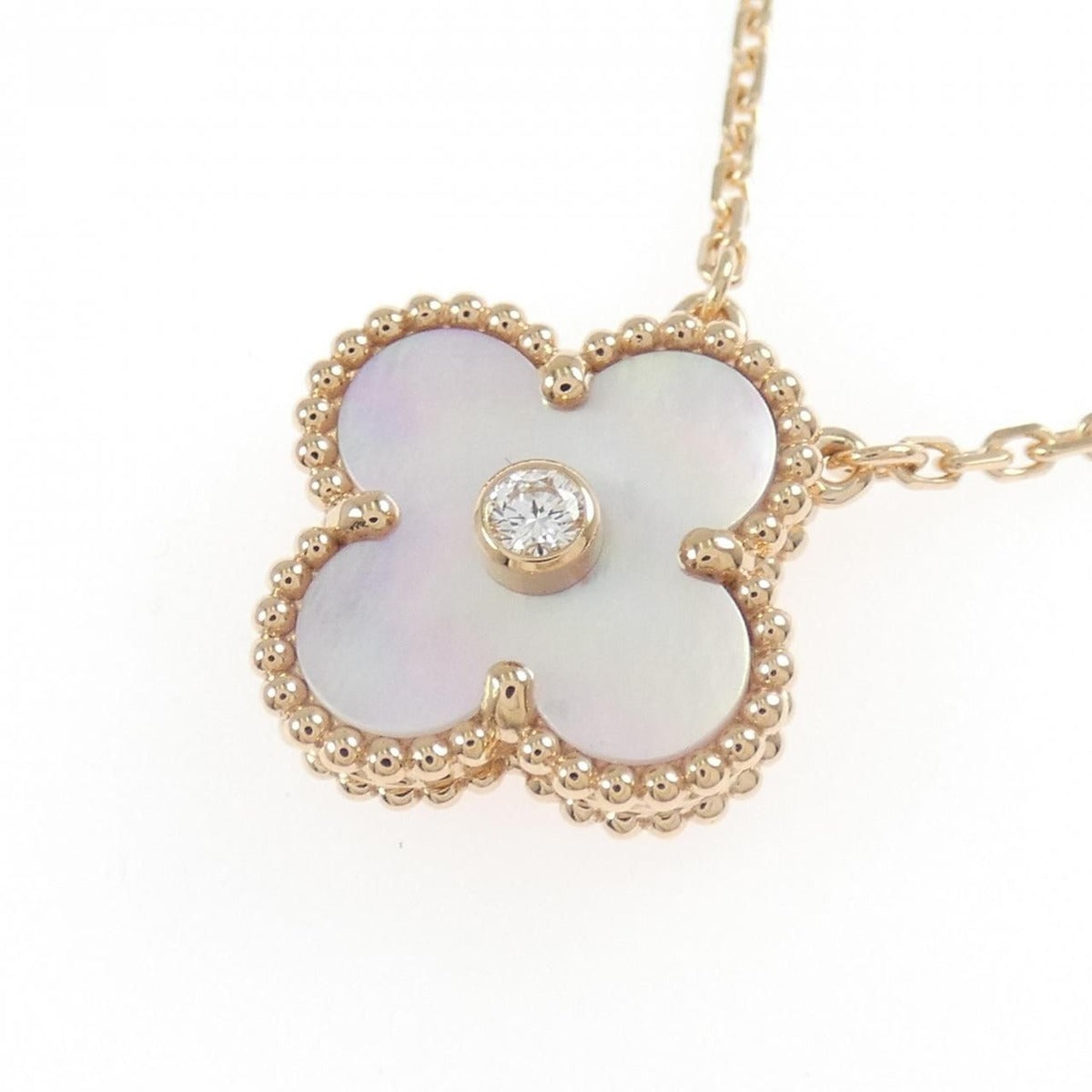 Van Cleef & Arpels Vintage Alhambra Necklace — view 3