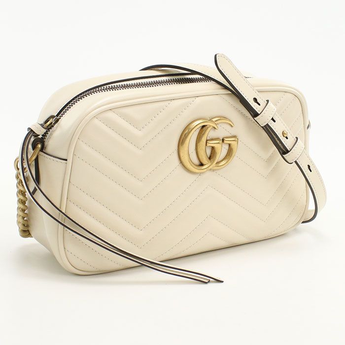 Gucci Small Camera Bag GG Marmont 447632 Crossbody Shoulder Bag Leather Women