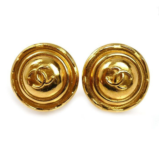 Chanel CC Logo Earrings Vintage