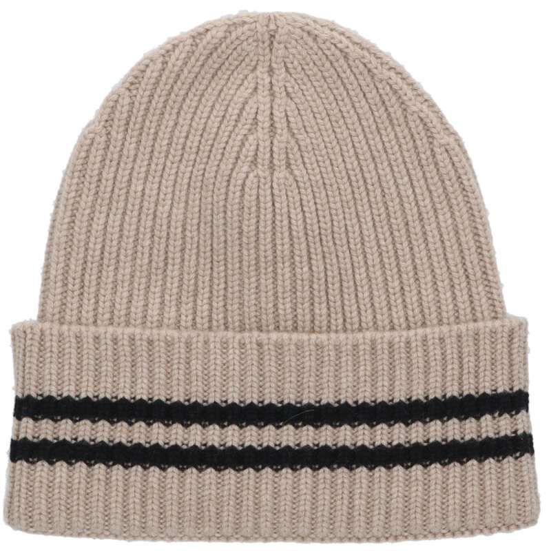 Chanel Logo Patch Knit Cap Beanie Men's