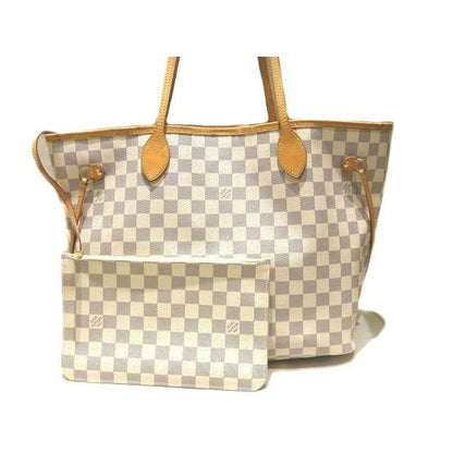 Louis Vuitton Neverfull MM Tote Damier Azur
