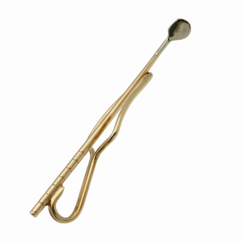 Tiffany & Co Golf Club Tie Pin Tie Pin K14 Yellow Gold/k14 Hoitogo Old Gold