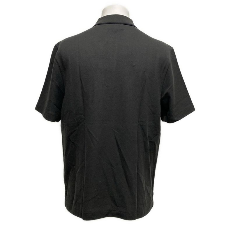 Hermes Short Sleeve Polo Shirt Size M Men's - 567830ha22me Dark Gray And Black