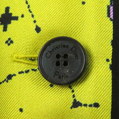 Christian DIOR 22AW 241v29a6633 100% Silk Zodiac Pixel Short Sleeve Shirt
