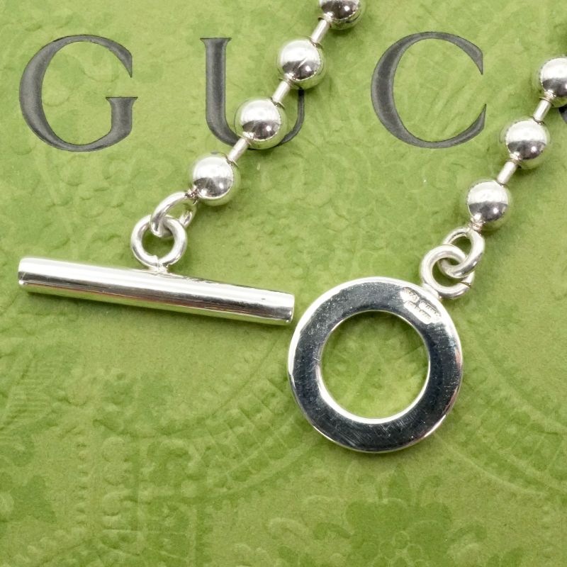 16cm (6.30in) Gucci Toggle Ball Chain Bracelet 25-672s