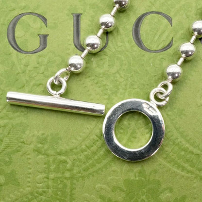 16cm (6.30in) Gucci Toggle Ball Chain Bracelet 25-672s