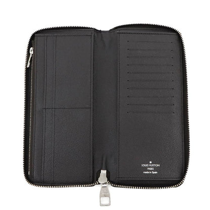 Louis Vuitton Damier Zippy Wallet Vertical Round Zipper Long Wallet Ebène
