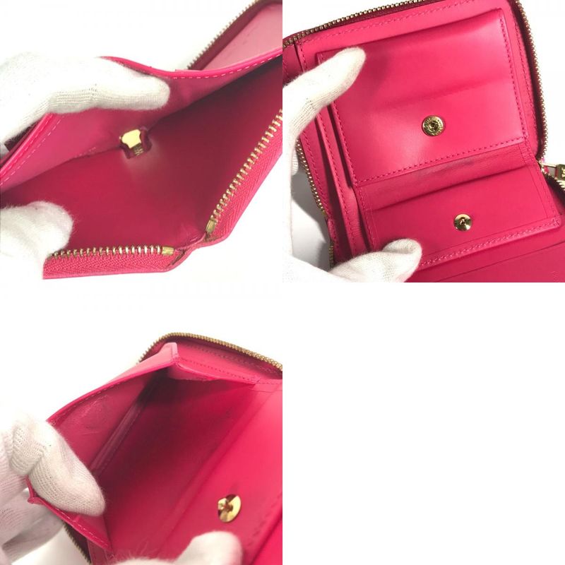 Louis Vuitton Bifold Wallet Bloom Compact Wallet M91238 Monogram Vernis Canvas