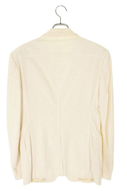 Gucci 18fef0 Notched Lapel 2B Corduroy Tailored Jacket Men 46R