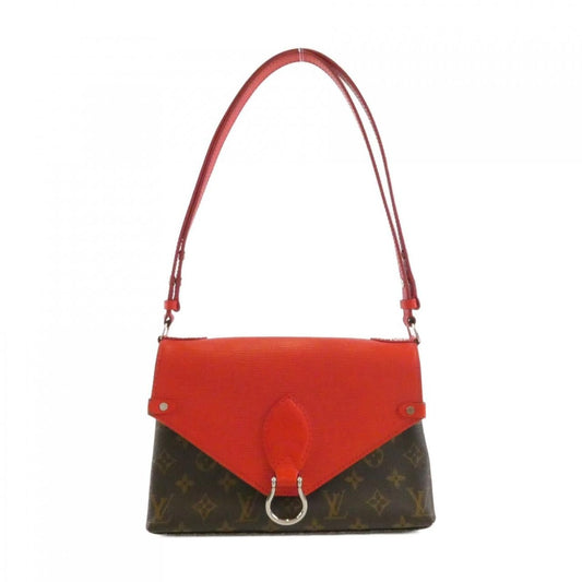 Louis Vuitton Monogram Saint Michel Shoulder Bag Brown Marron