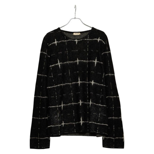Saint Laurent 16AW Eddy Period Knitted Sweater Size: L 459944 Black Wool Mohair