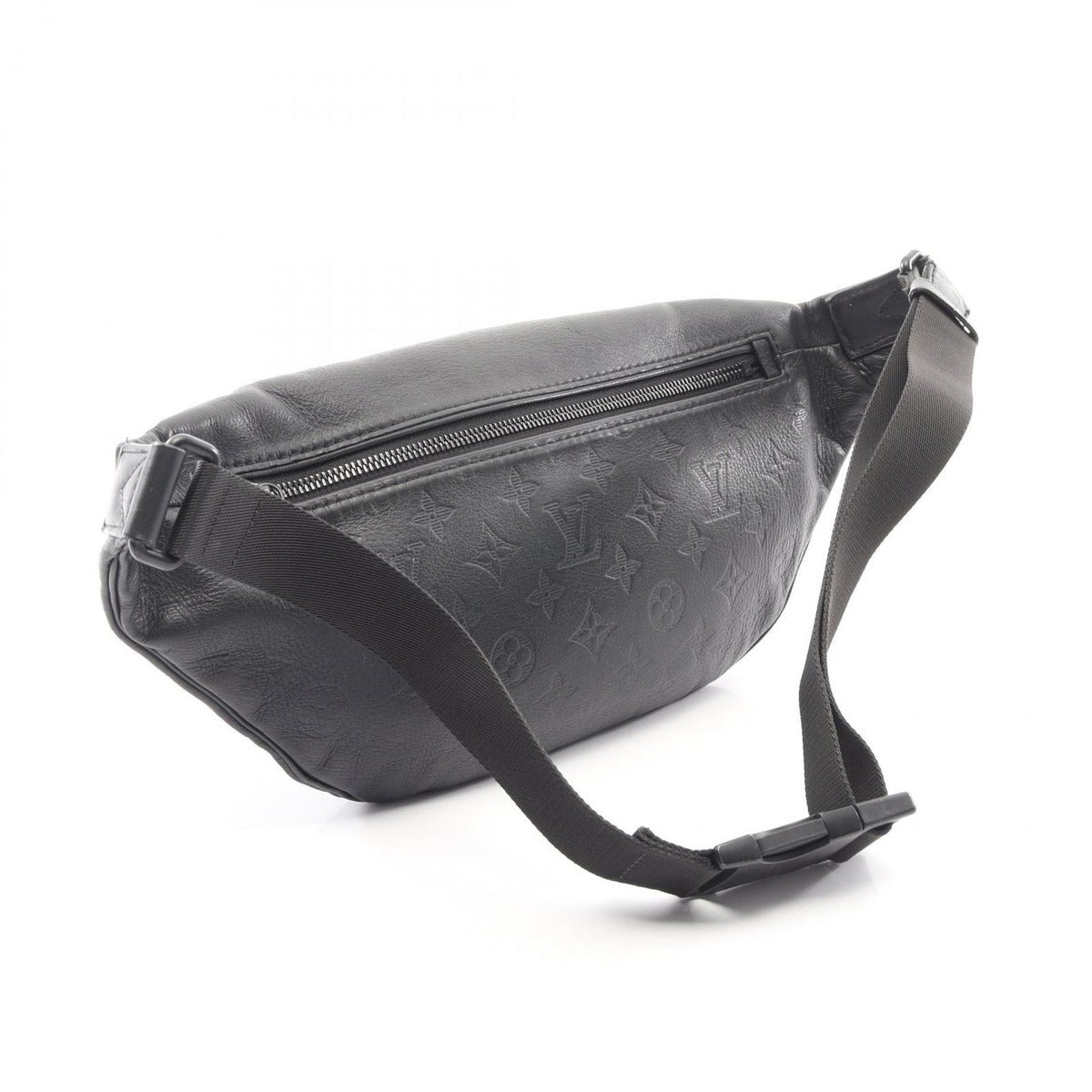 Louis Vuitton Waist Bag Discovery PM Noir Black Leather — view 2