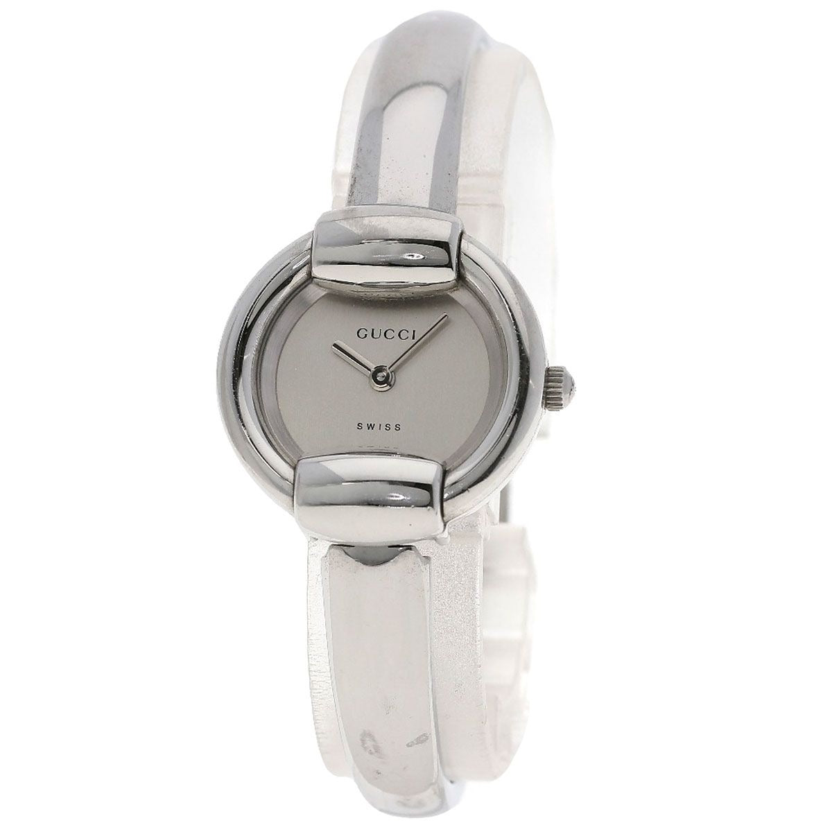 Gucci Round Face Watch SS
