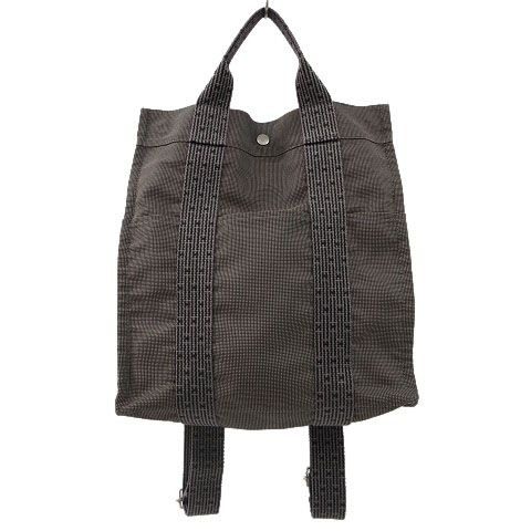 Hermes Her Line a Dos MM Grey Backpack