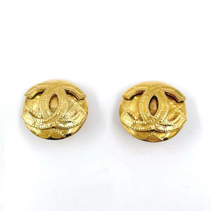 Chanel Coco Mark GP Gold Earrings