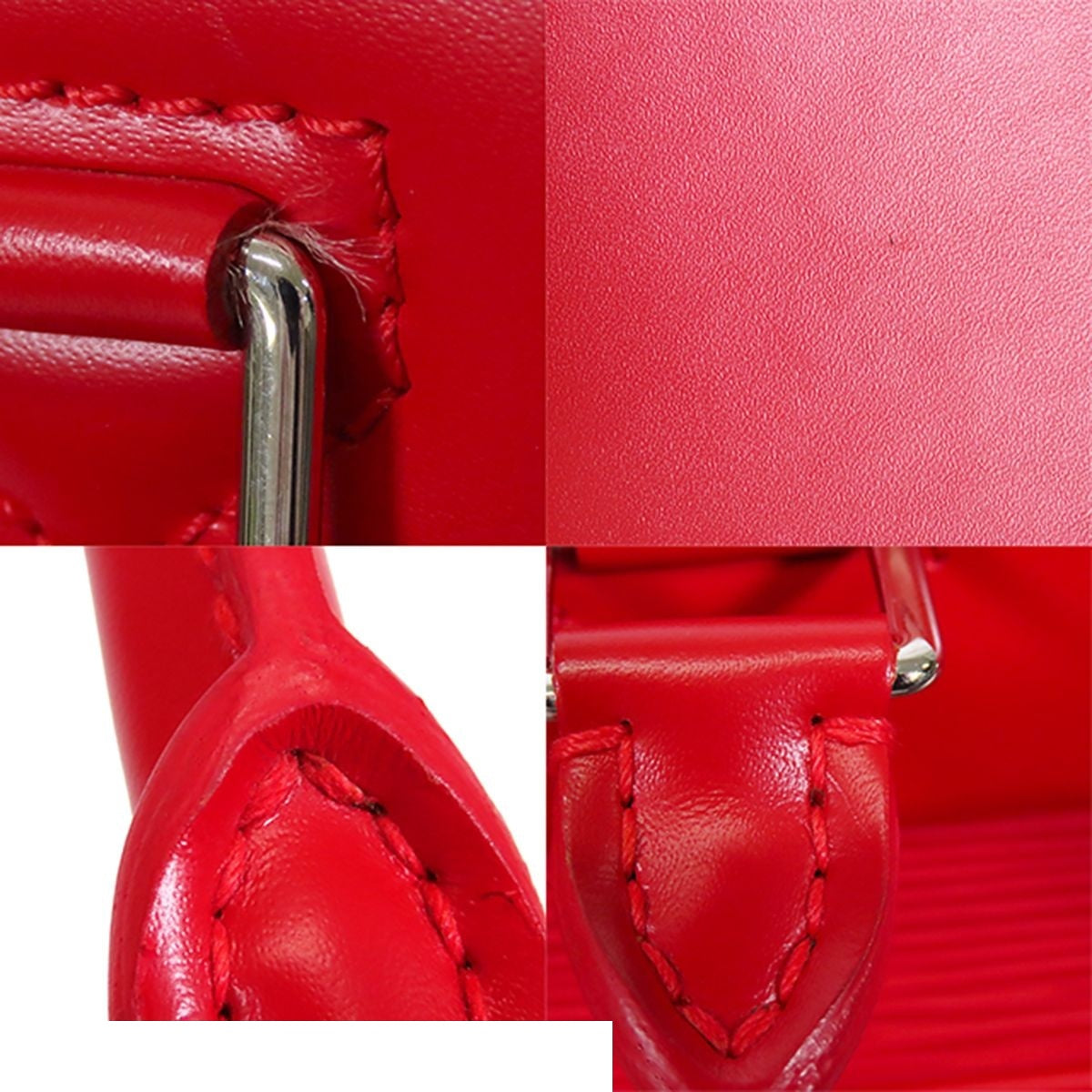 Louis Vuitton Riviera Castilian Red Epi Leather Tote Bag — view 7