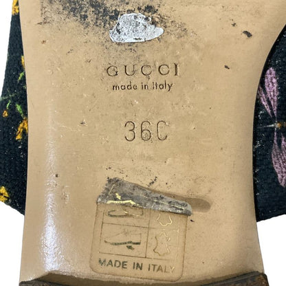 Good Gucci Flora Print Flat Thong Sandals Size 36 Equivalent to 23cm (9.06in)