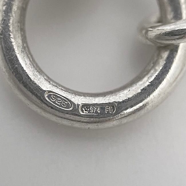 Hermes Necklace Chaine D'ancre Amulet Silver