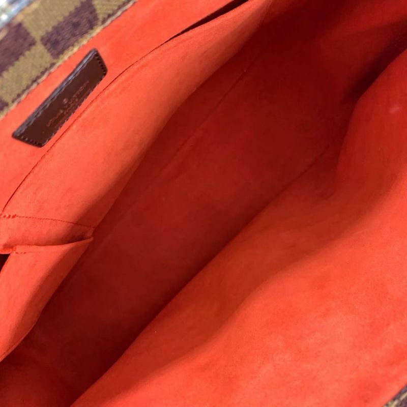 Louis Vuitton Paris Ori PM Damier Ebene Damier Ebene Leather × PVC Brown Tote