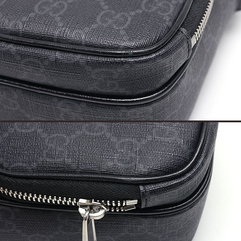 Gucci GG Supreme Mini Shoulder Bag 672952 Crossbody Black