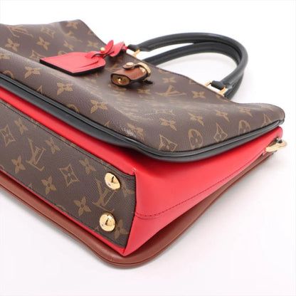 Louis Vuitton Monogram Millefeuille M44254 Leather 2WAY Tote Bag Crossbody