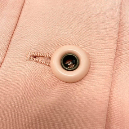 Dior Mademoiselle Skirt Set Jacket Tight Round Collar S Pink — view 13