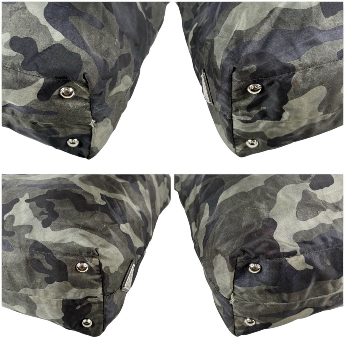 Prada 2-Way Tote Shoulder Bag Dragon Sword Camouflage Pattern — view 6
