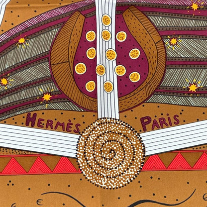 Hermes Silk Scarf Carre 90 REVE D'australie Australian Dream Blawan