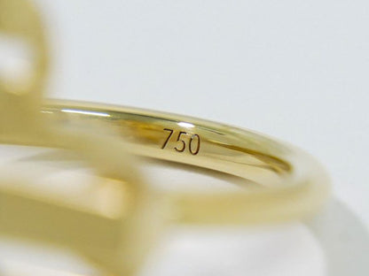 Authentic Louis Vuitton LV Petite Burg Fleur 750 YG Ring 49 9 Yellow Gold Viton