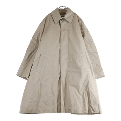 Balenciaga 19 AW 5 B Double Pocket Filling Oversize Long Coat Beige