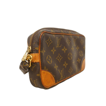 Louis Vuitton Clutch Monogram Marly Dragonne PM Brown — view 2