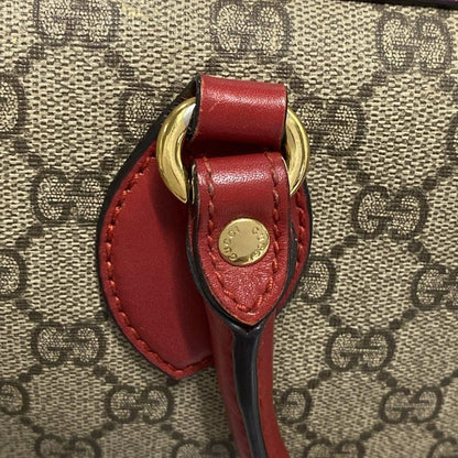 Gucci GG Plus GG Supreme 409529 Beige X Red X Multi Leather