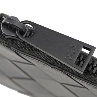 Bottega Veneta Coin Case Zipper Case Nero