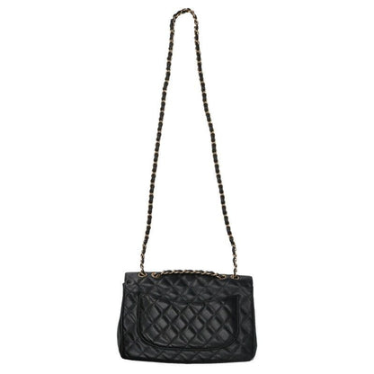 Chanel Deca Matelasse 30 Caviar Skin Single Flap Chain Shoulder Bag Women 30