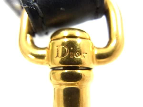 DIOR Trotter Embroidery Canvas Shoulder Strap For Bags Shoulder Strap In Navy