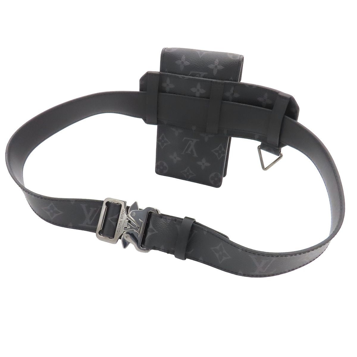 Louis Vuitton Ceinture Utility Black Gray Monogram Eclipse Belt Bag 90/36 — view 2