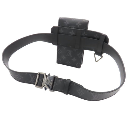 Louis Vuitton Ceinture Utility Black Gray Monogram Eclipse Belt Bag 90/36 — view 2