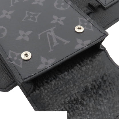 Louis Vuitton Ceinture Utility Black Gray Monogram Eclipse Belt Bag 90/36 — view 4