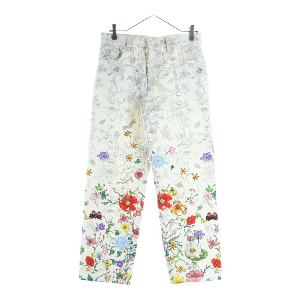 Gucci Flora Print Pants White