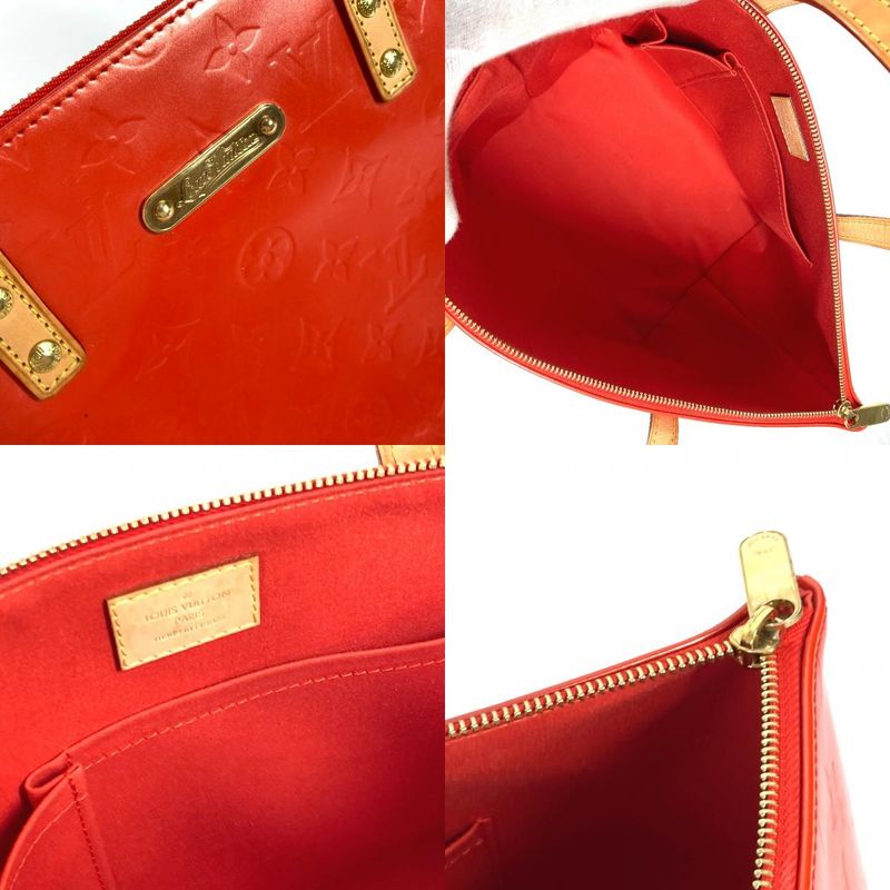 Louis Vuitton Tote Bag Bellevue PM M93670 Monogram Vernis Orange Sunset Orange