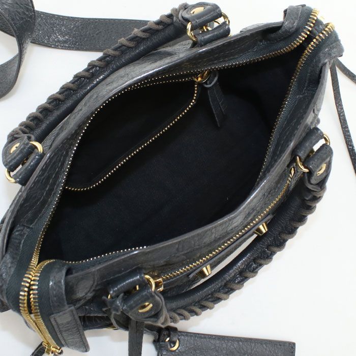 Balenciaga 2WAY Classic Mini City 300295 Handbag Leather Women