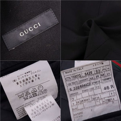 Gucci Jacket Tailored Cotton Filled Wool Outerwear Me