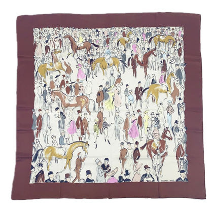 Hermes Carre 90 Silk Scarf Paddock