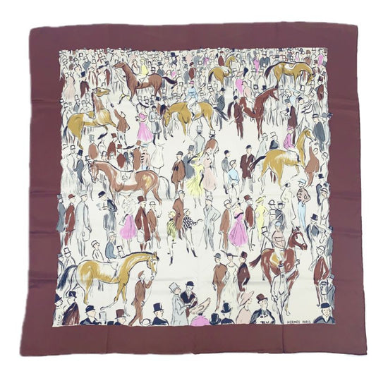 Hermes Carre 90 Silk Scarf Paddock