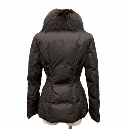 Moncler Grillon Makiko Takizawa Leather Toggle Button Comfortable Down Jacket — view 3